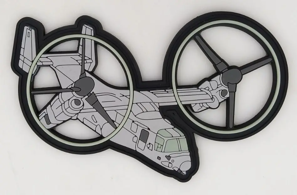 Usmc Mv-22 Night Ops Pvc Gitd Patch 1
