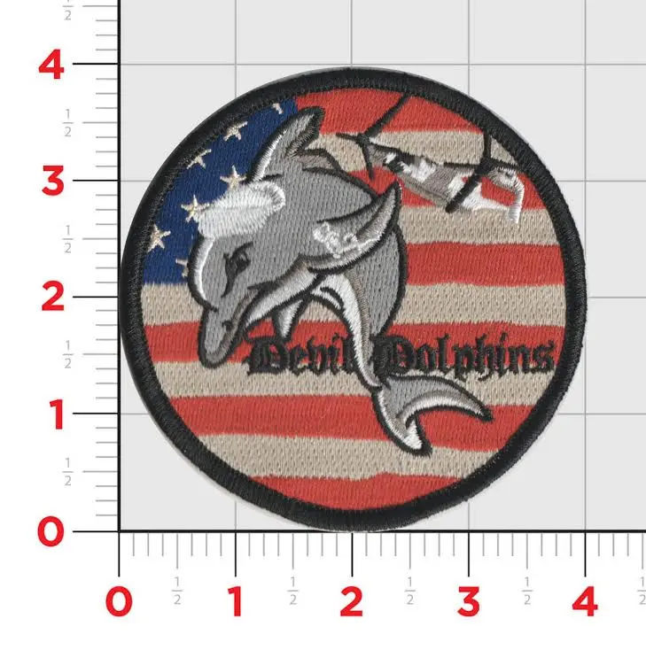 Official Us Navy V-22 Devil Dolphins Patch 1