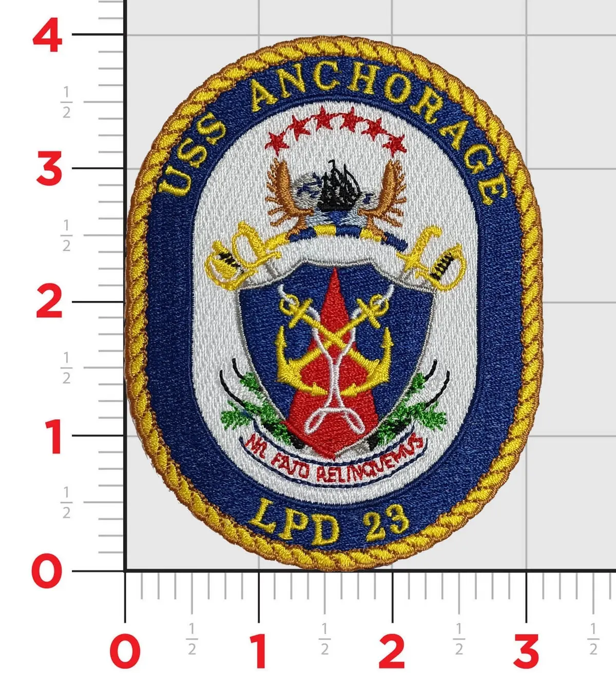 Officially Licensed Uss Anchorage Lpd-23 Patch 1