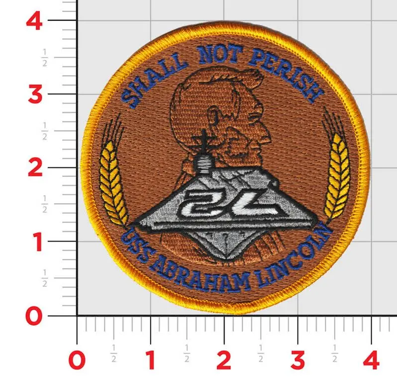 Uss Abraham Lincoln Cvn-72 Patch (L) 1