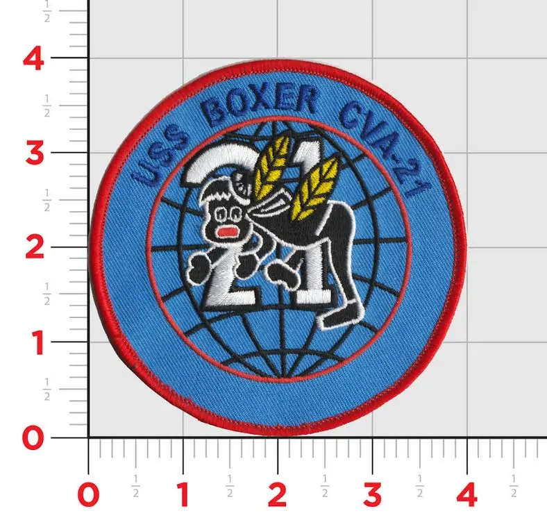 Officially Licensed Uss Boxer Cva-21 Patch 1