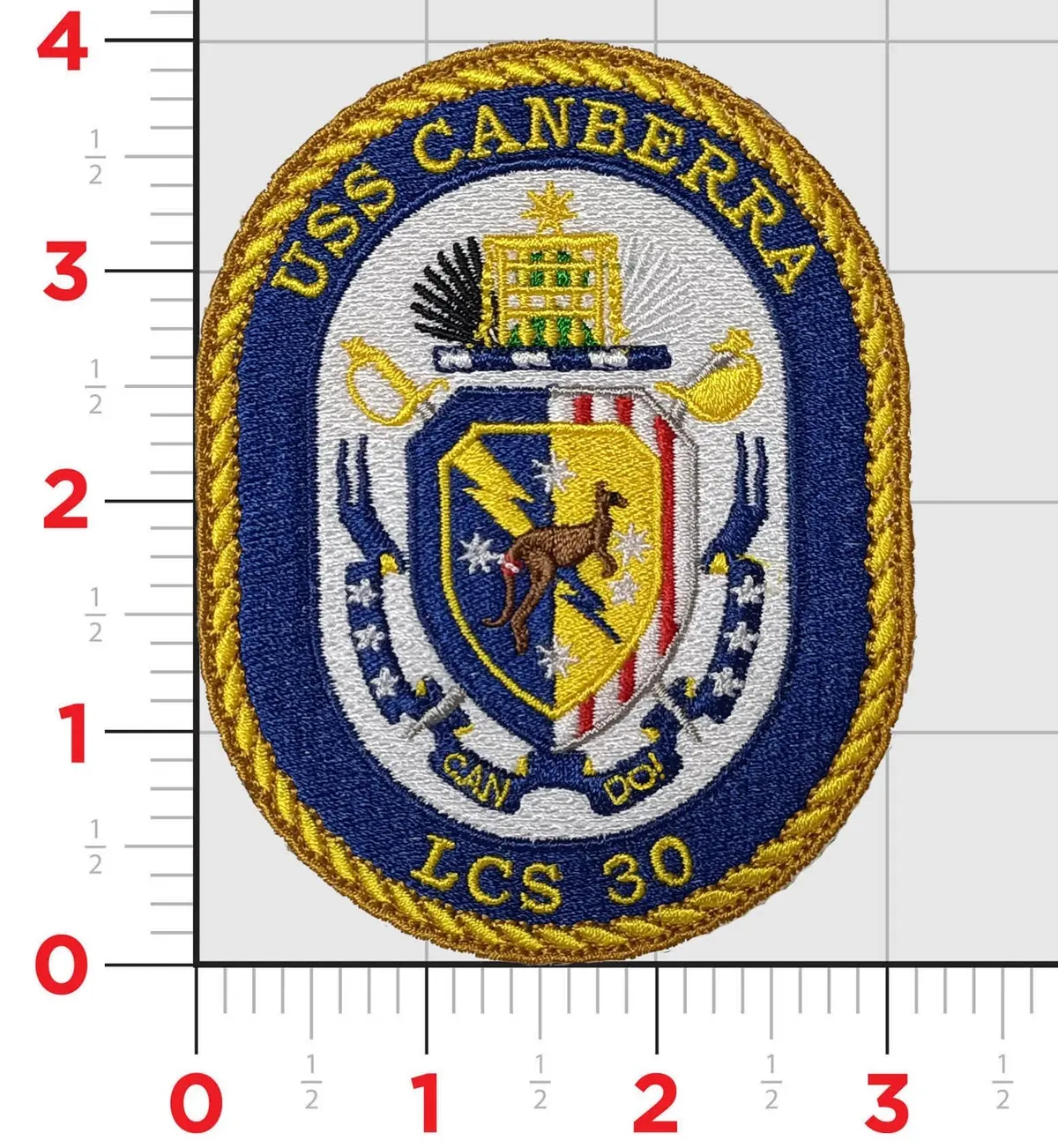 Officially Licensed Uss Canberra Lcs-30 Patch 1