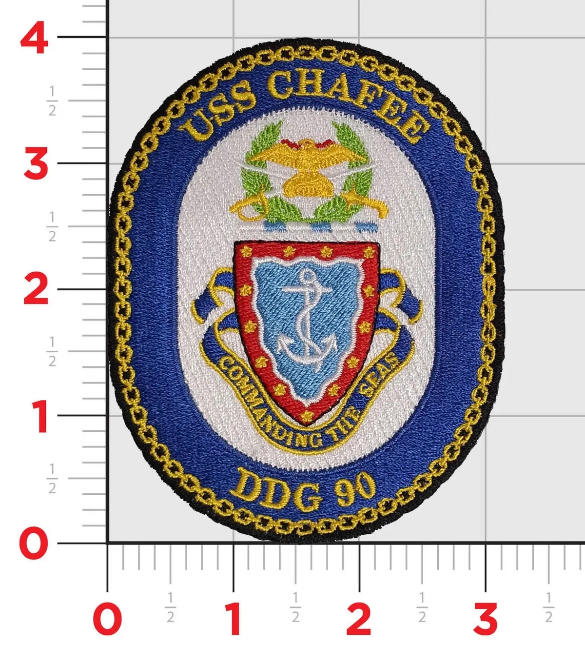 Officially Licensed Uss Chafee Ddg-90 Patch 1