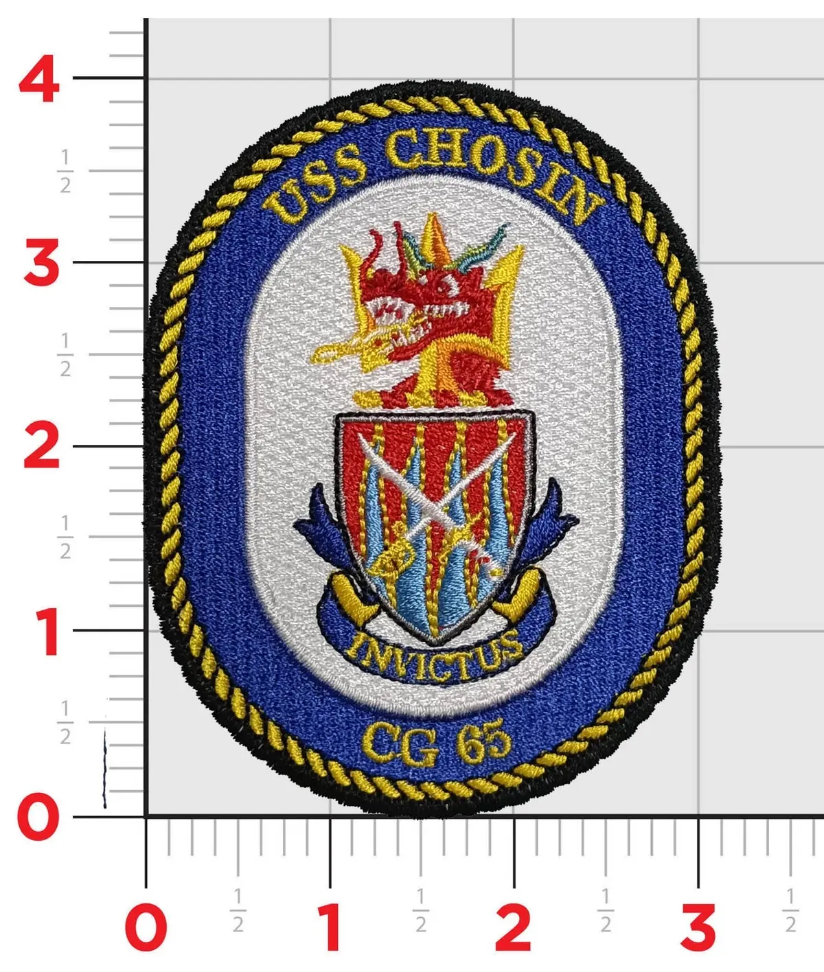 Officially Licensed Uss Chosin Cg-65 Patch 1