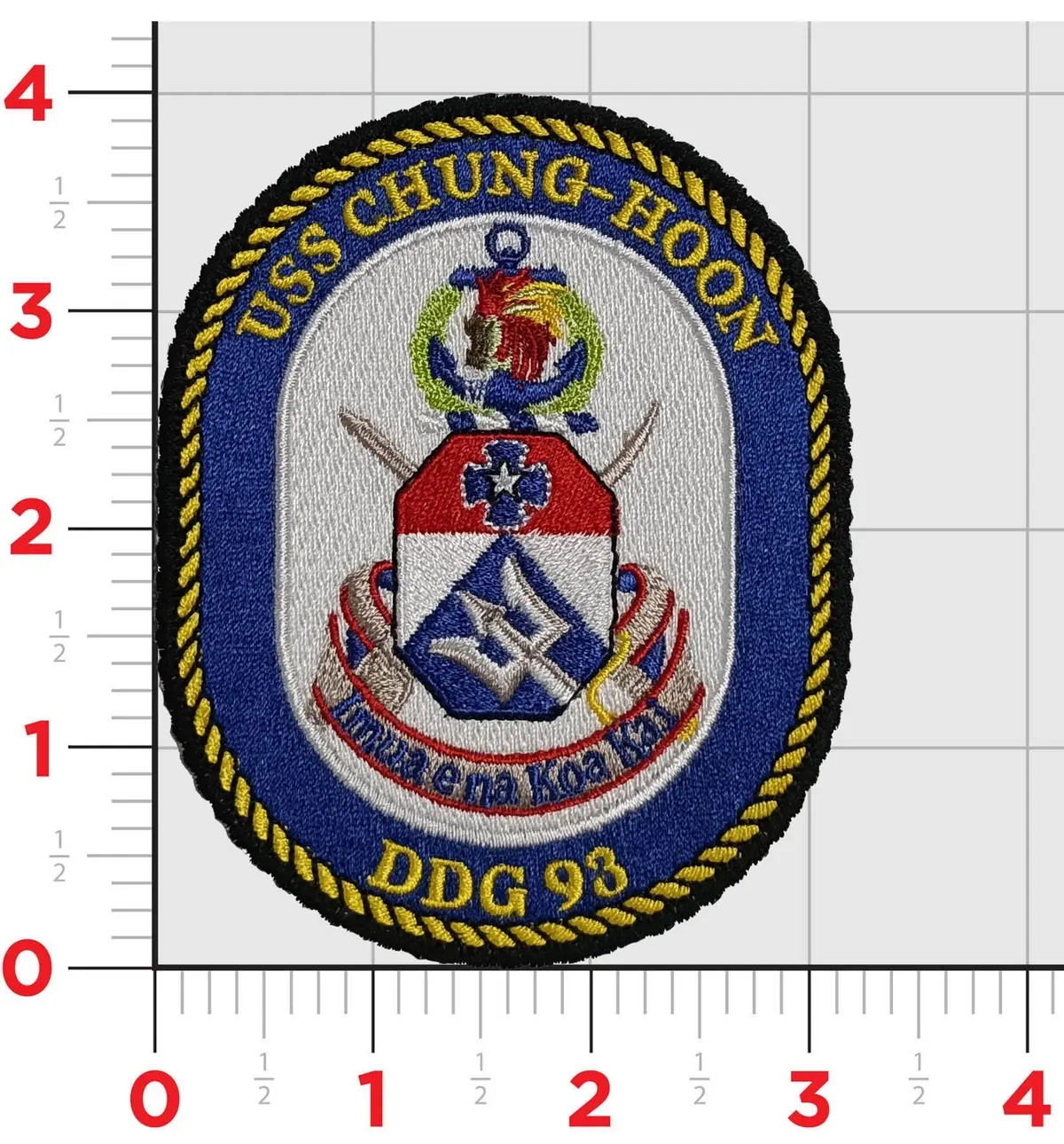Officially Licensed Uss Chung-Hoon Ddg-93 Patch 1