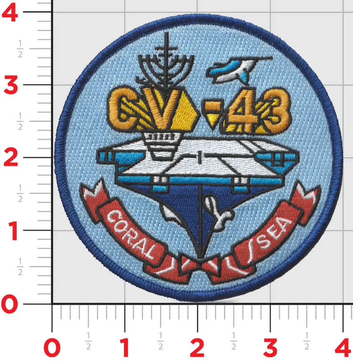 Official Uss Coral Sea Cv-43 Patch 1