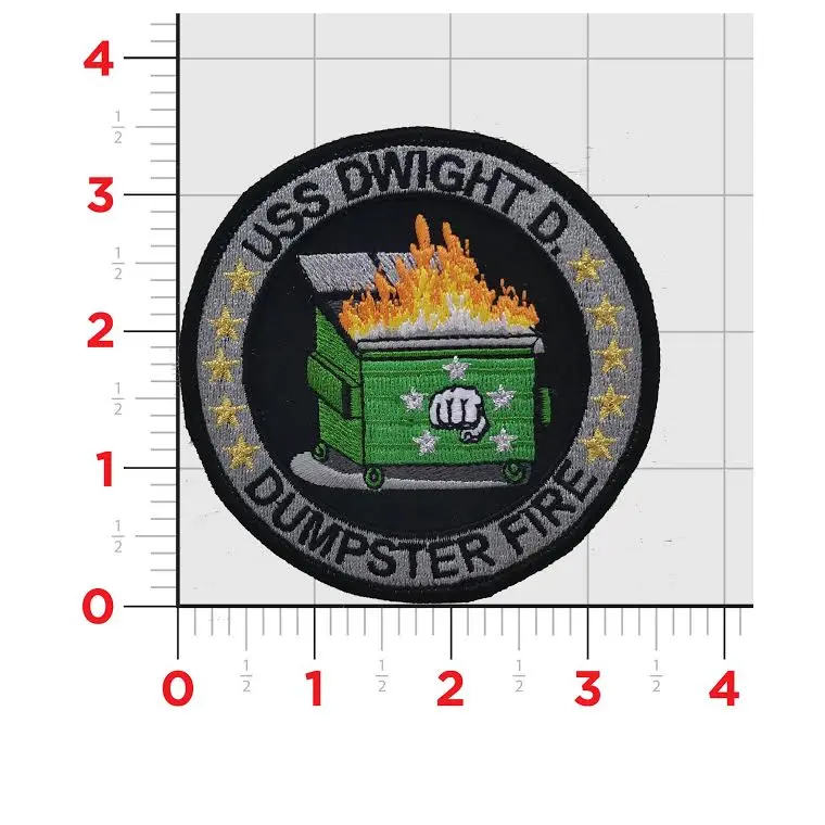 Uss Eisenhower Cvn-69 Dumpster Fire Patch 1