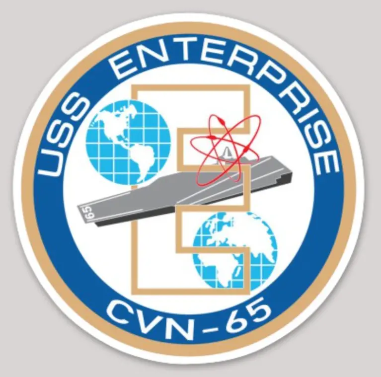 Uss Enterprise Cvn-65 Sticker 1