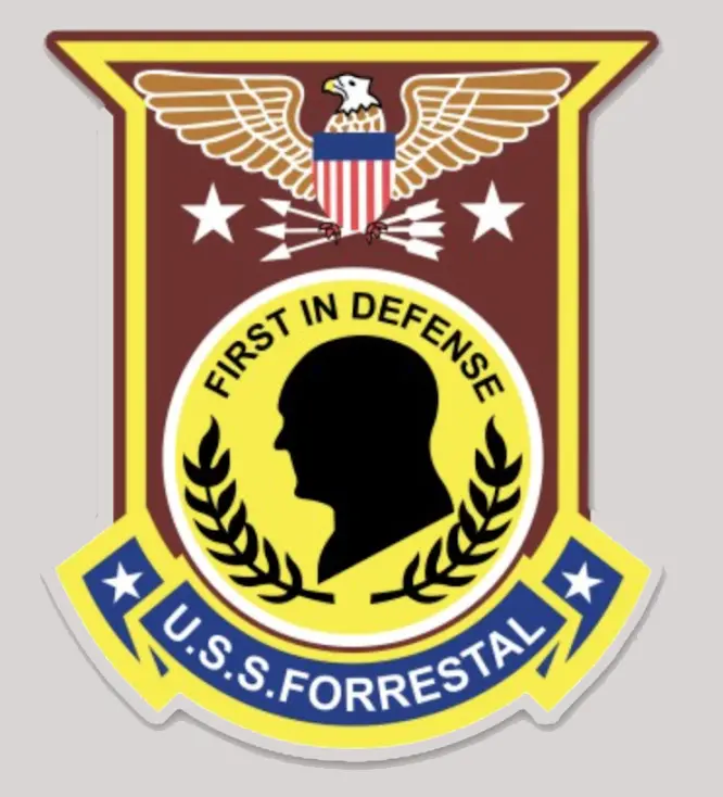 Uss Forrestal Cv-59 Sticker 1