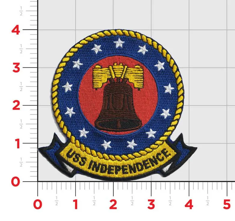 Officially Licensed Us Navy Uss Independence Cv-62 Patch 1