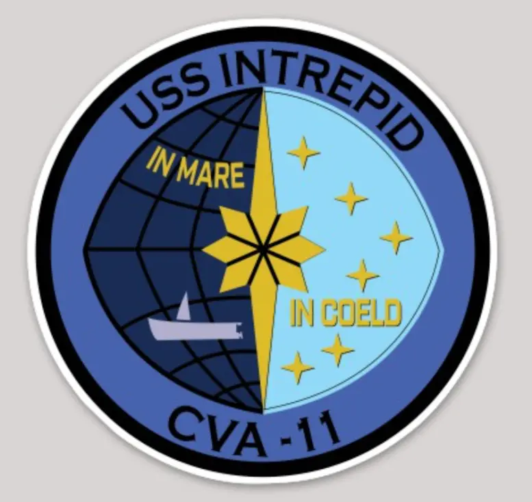 Uss Intrepid Sticker 1