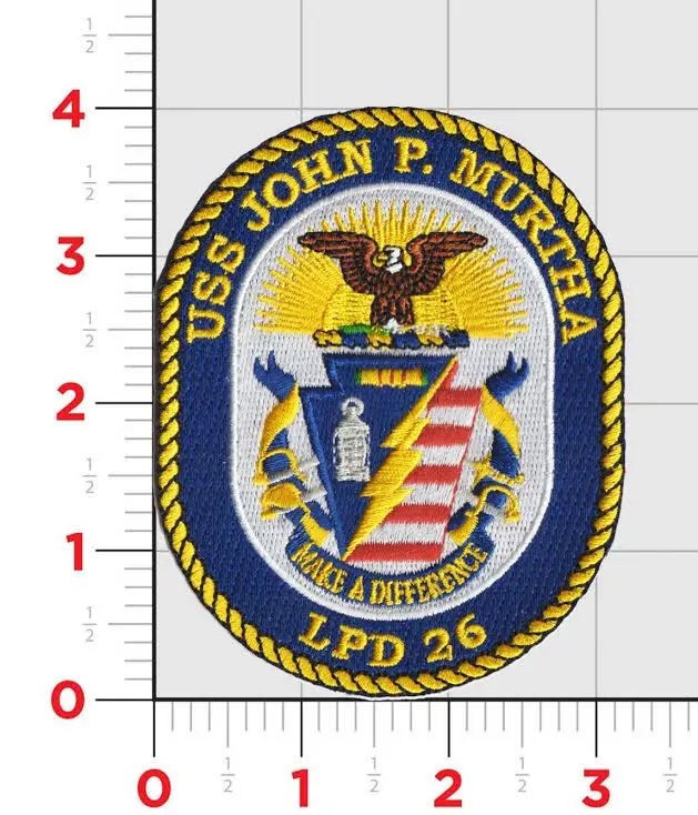 Uss John P. Murtha Lpd-26 Patch 1