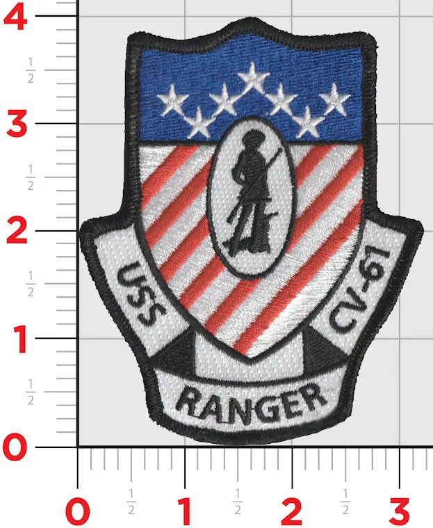 Officially Licensed Us Navy Uss Ranger Cv-61 Patch 1