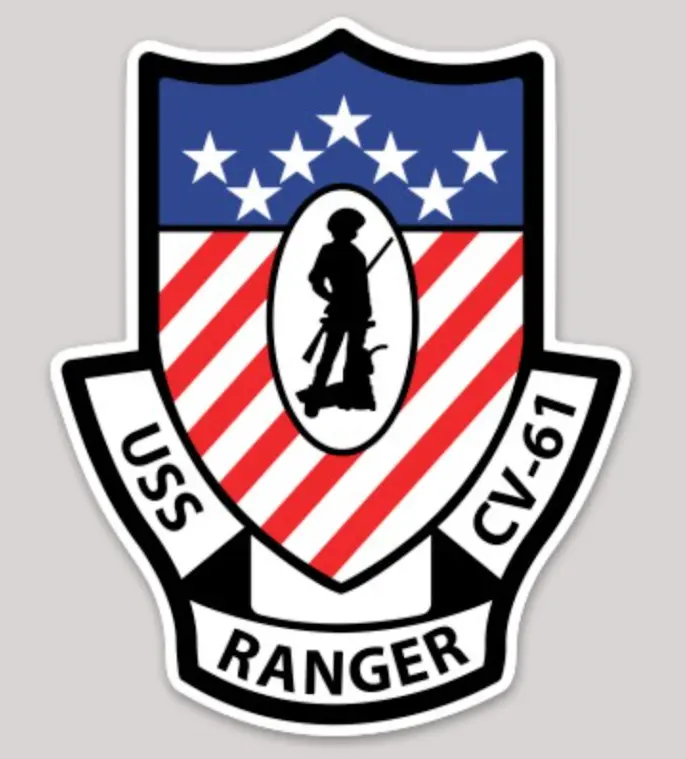 Uss Ranger Cv-61 Sticker 1