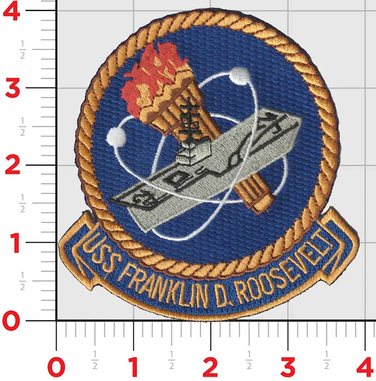 Uss Franklin D Roosevelt Cv-42 Patch 1