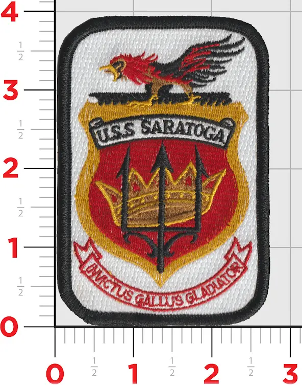 Officially Licensed Us Navy Uss Saratoga Cv-3/Cv-60 Patch 1