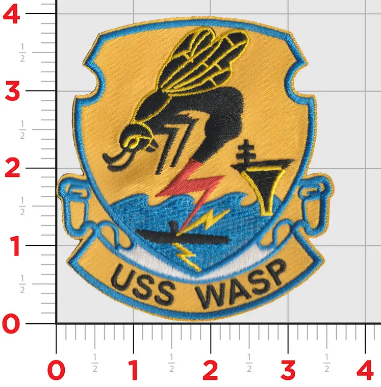 Officially Licensed Uss Wasp Cv-7 Patch 1