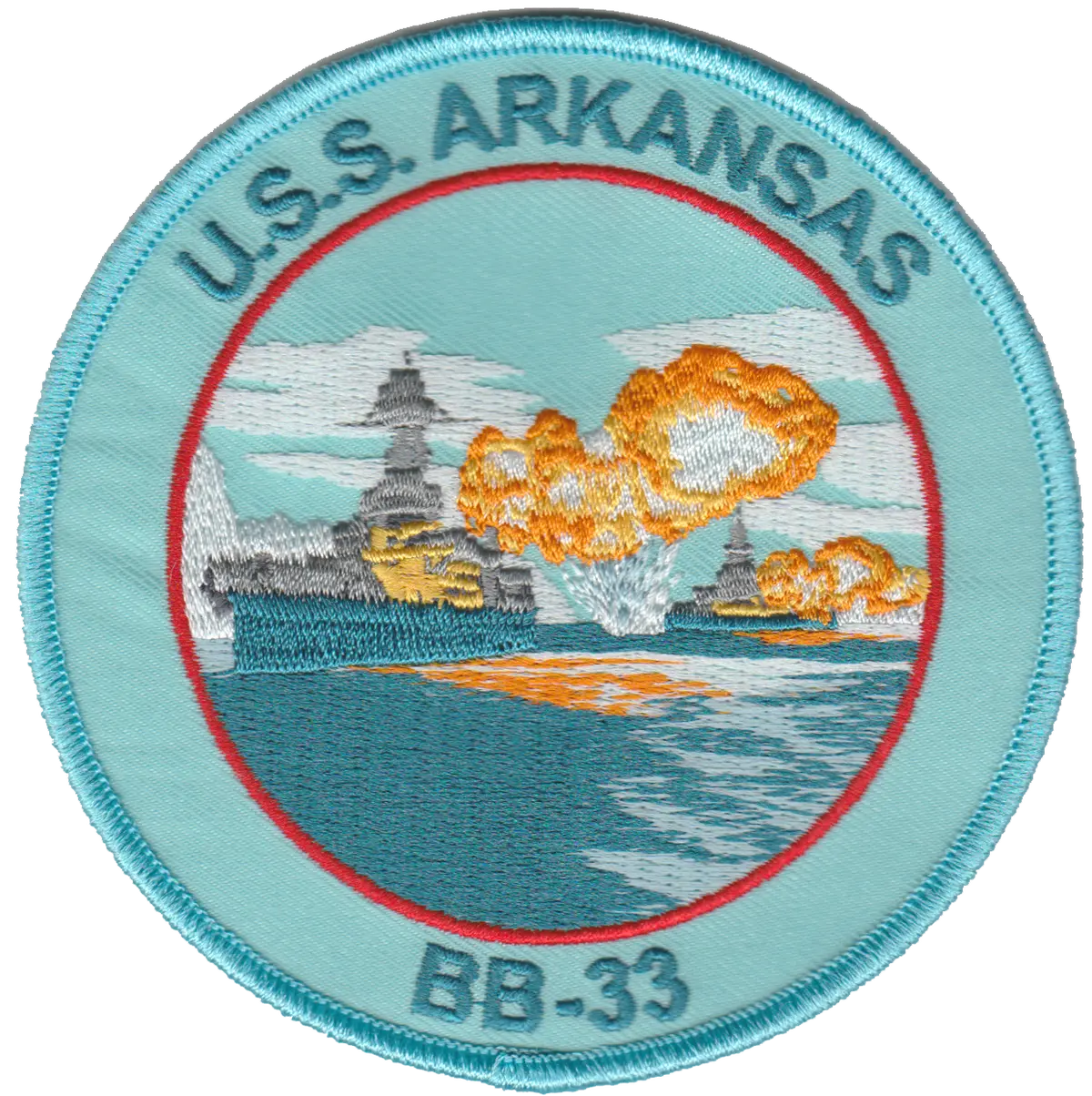 Uss Arkansas Bb-33 Patch 1