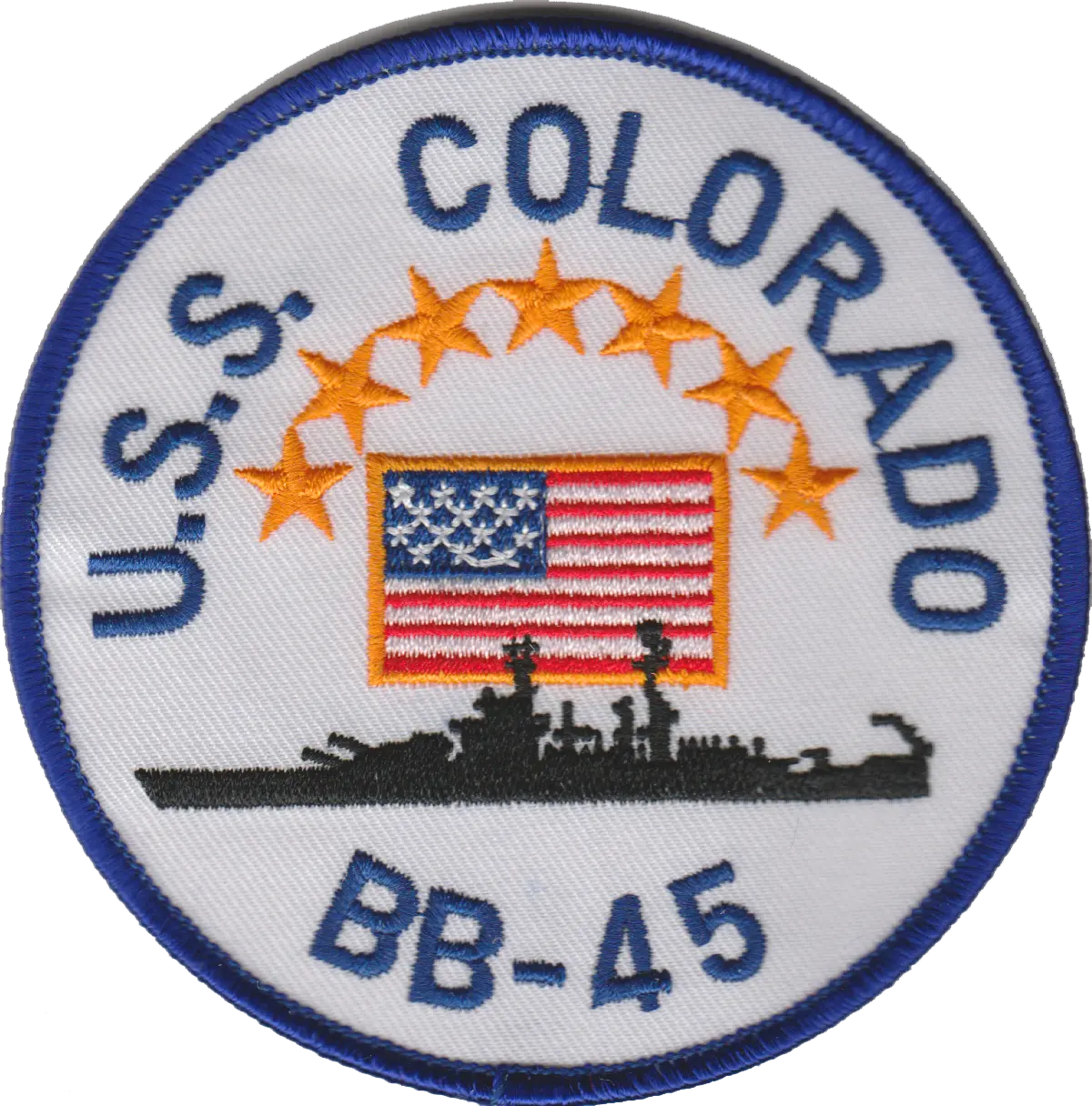 Uss Colorado  Bb-45 Patch 1