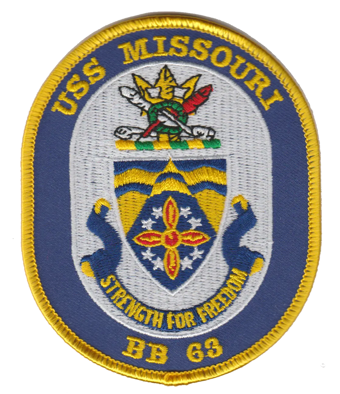 Uss Missouri- Bb-63 Patch 1