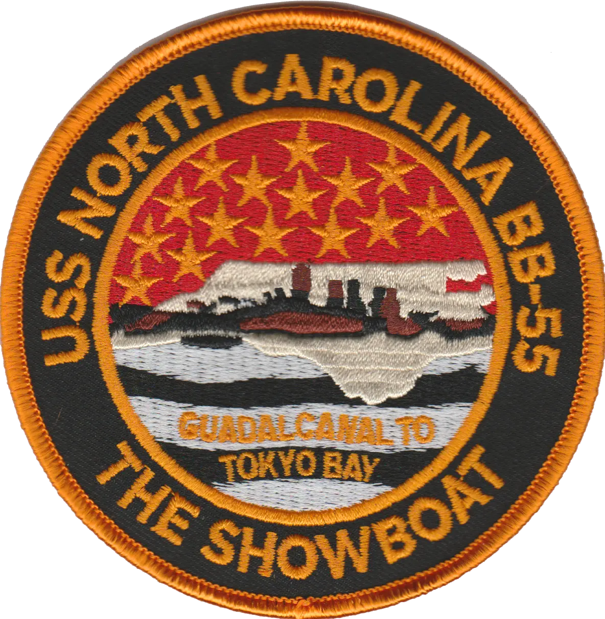 Uss North Carolina Bb-55 Patch 1