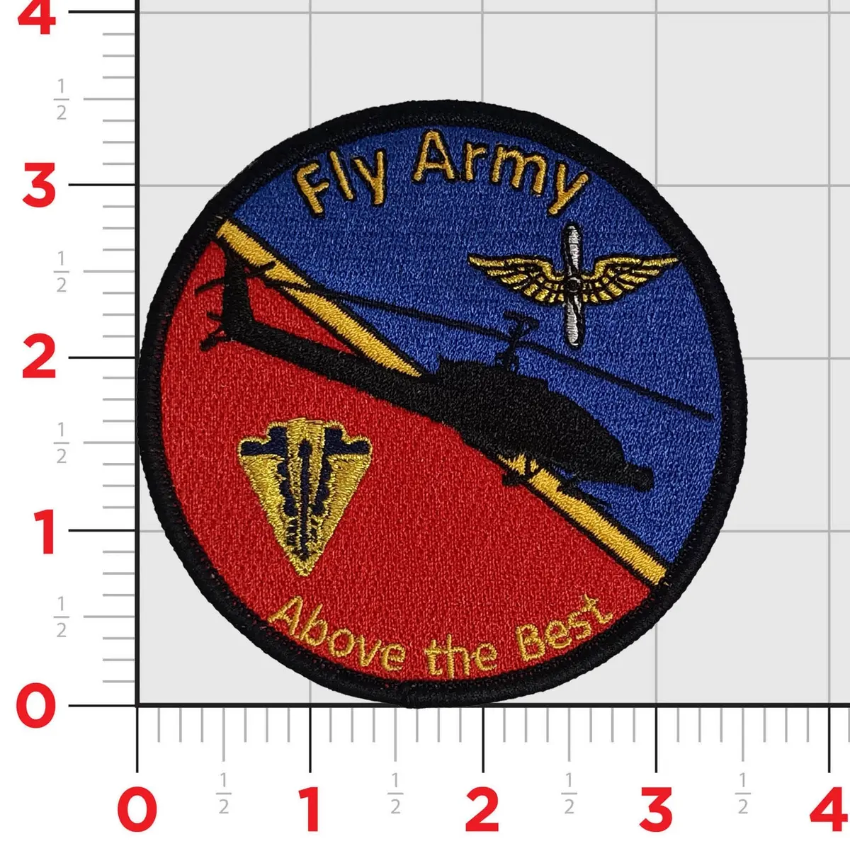 Official Us Army 1-145Th Aviation Fly Army Aircraft Track Patches 1