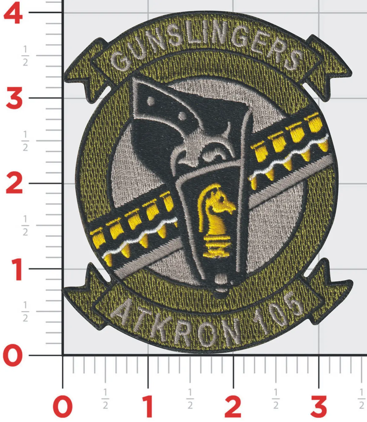 Officially Licensed Us Navy Va-105 Gunslingers Squadron Patch 1