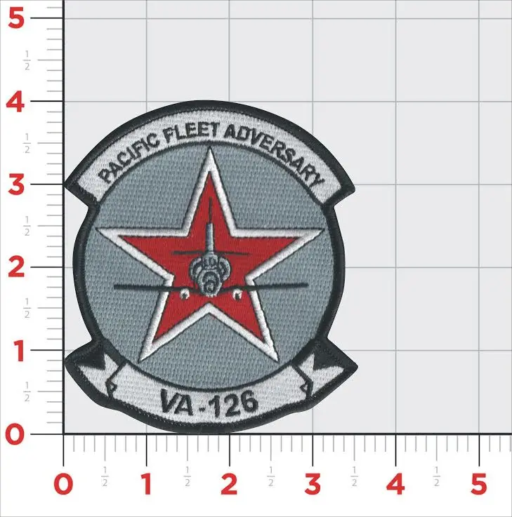 Officially Licensed Us Navy Va-126 Pacific Fleet Adversaries Patch 1