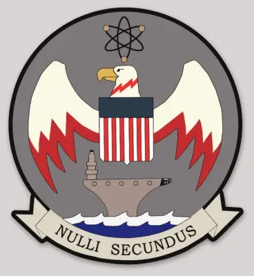 Officially Licensed Us Navy Va-126 Fighting Seahawks Nulli Secundus Sticker 1