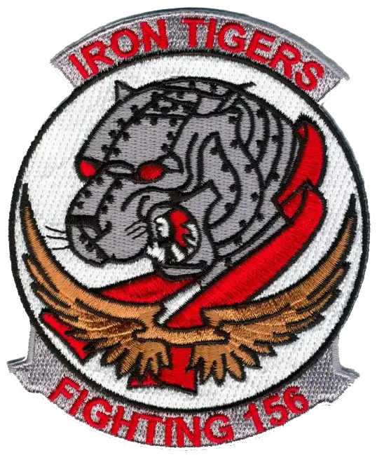 Officially Licensed Navy Va-156 Iron Tigers Patch 1