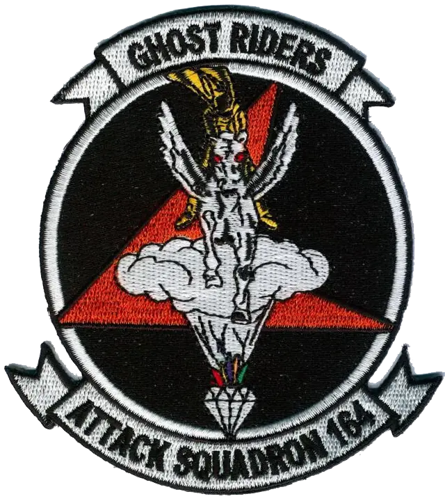 Officially Licensed Us Navy Va-164 Ghost Riders Patch 1