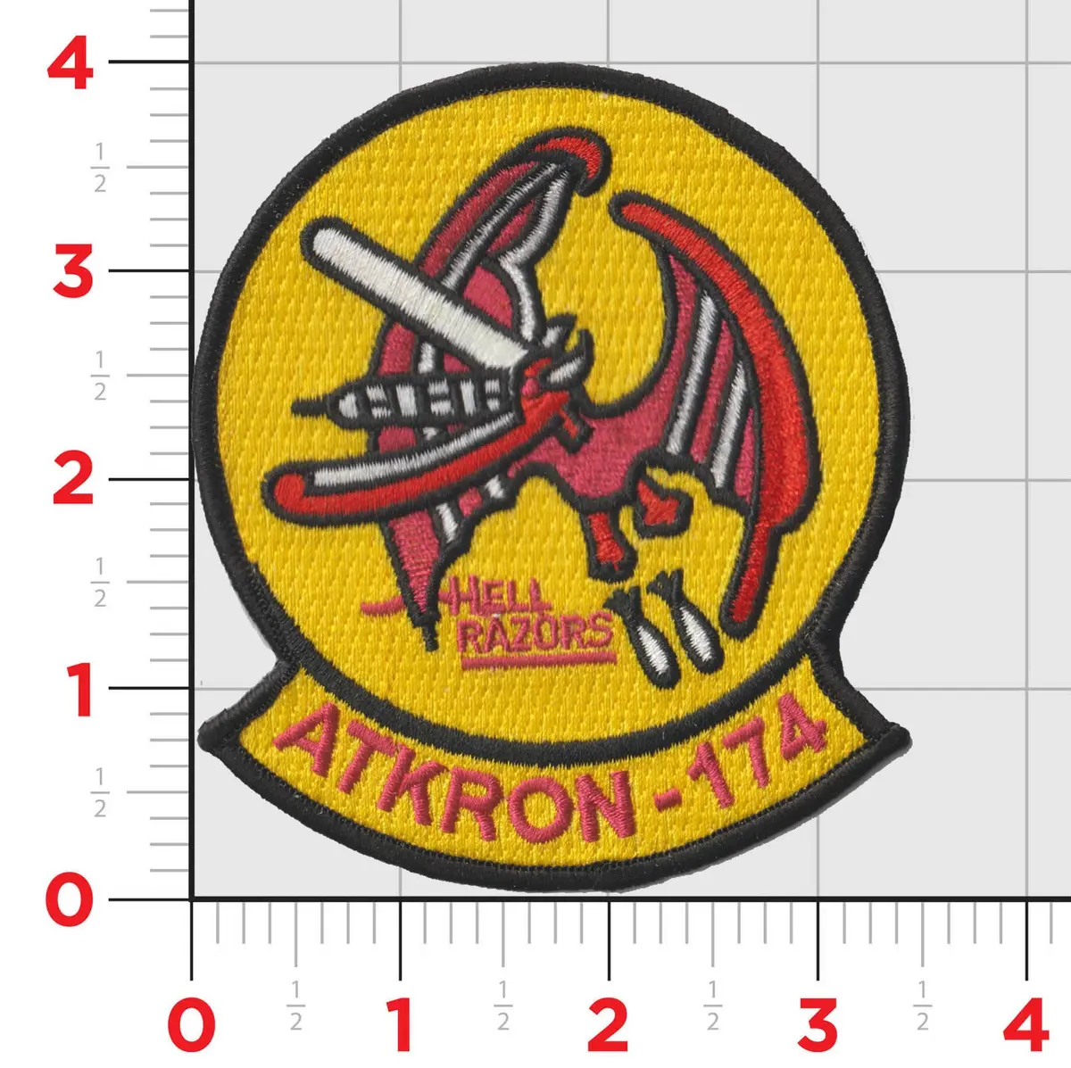 Officially Licensed Us Navy Va-174 Hell Razors Patch 1