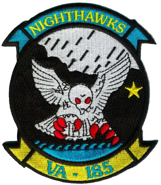 Officially Licensed Us Navy Va-185 Nighthawks Patch 1