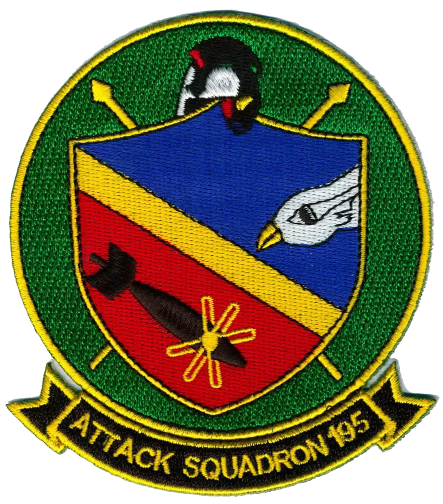 Officially Licensed Us Navy Va-195 Dambusters Patch 1