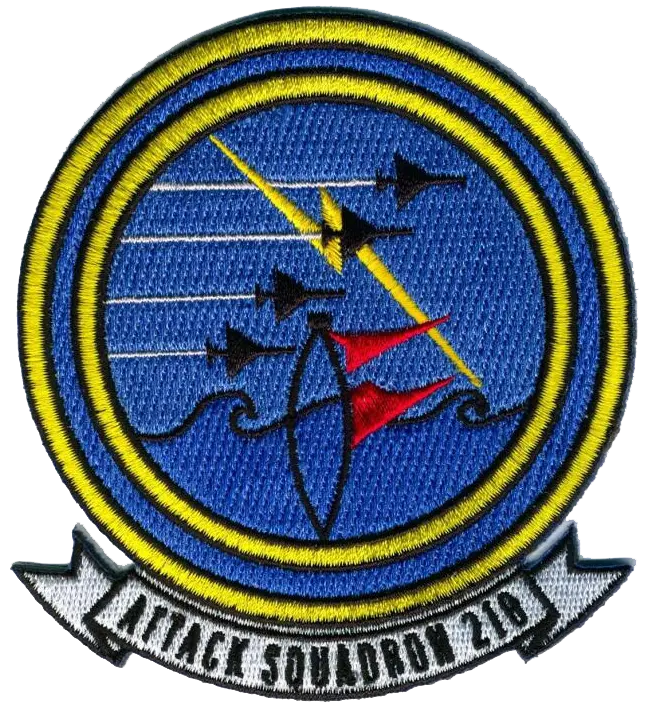 Officially Licensed Navy Va-210 Blackhawks Patch 1