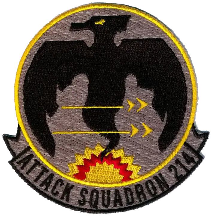Officially Licensed Us Navy Va-214 Volunteers Patch 1