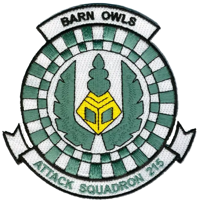 Officially Licensed Us Navy Va-215 Barn Owls Patch 1