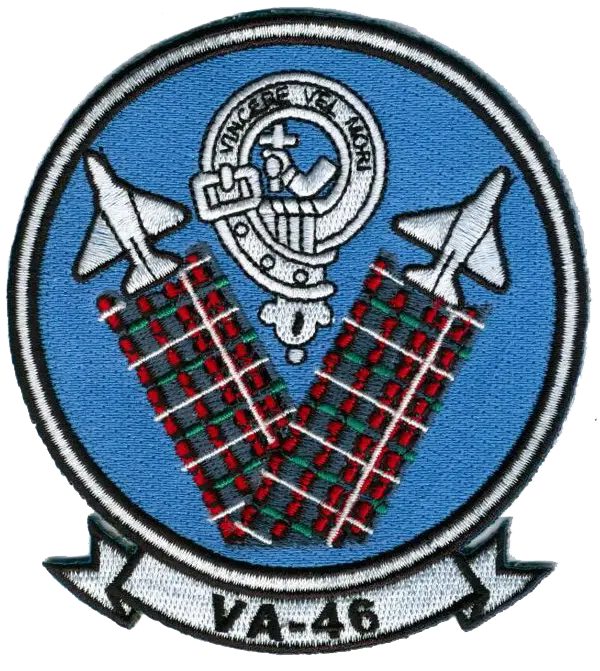 Officially Licensed Us Navy Va-46 Clansmen Patch 1