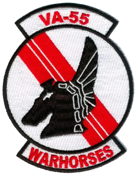 Officially Licensed Us Navy Va-55 Warhorses Patch 1