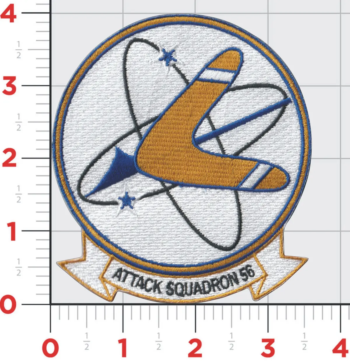 Officially Licensed Us Navy  Va-56 Boomerangs/Champions Patch 1