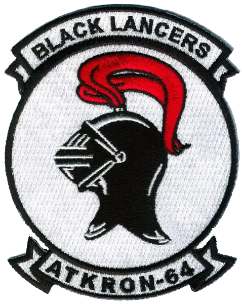 Officially Licensed Us Navy Va-64 Black Lancers Patch 1