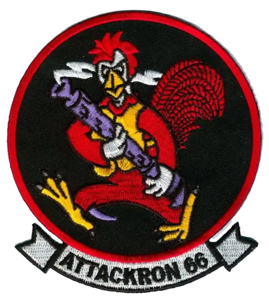 Officially Licensed Us Navy Va-66 Waldomen Patch 1