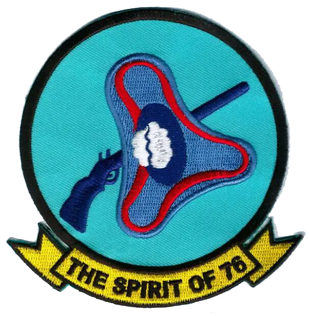 Officially Licensed Us Navy  Va-76 Spirit Of 76 Patch 1