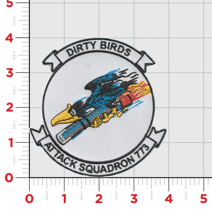 Officially Licensed Us Navy Va-773 Dirty Birds Patch 1