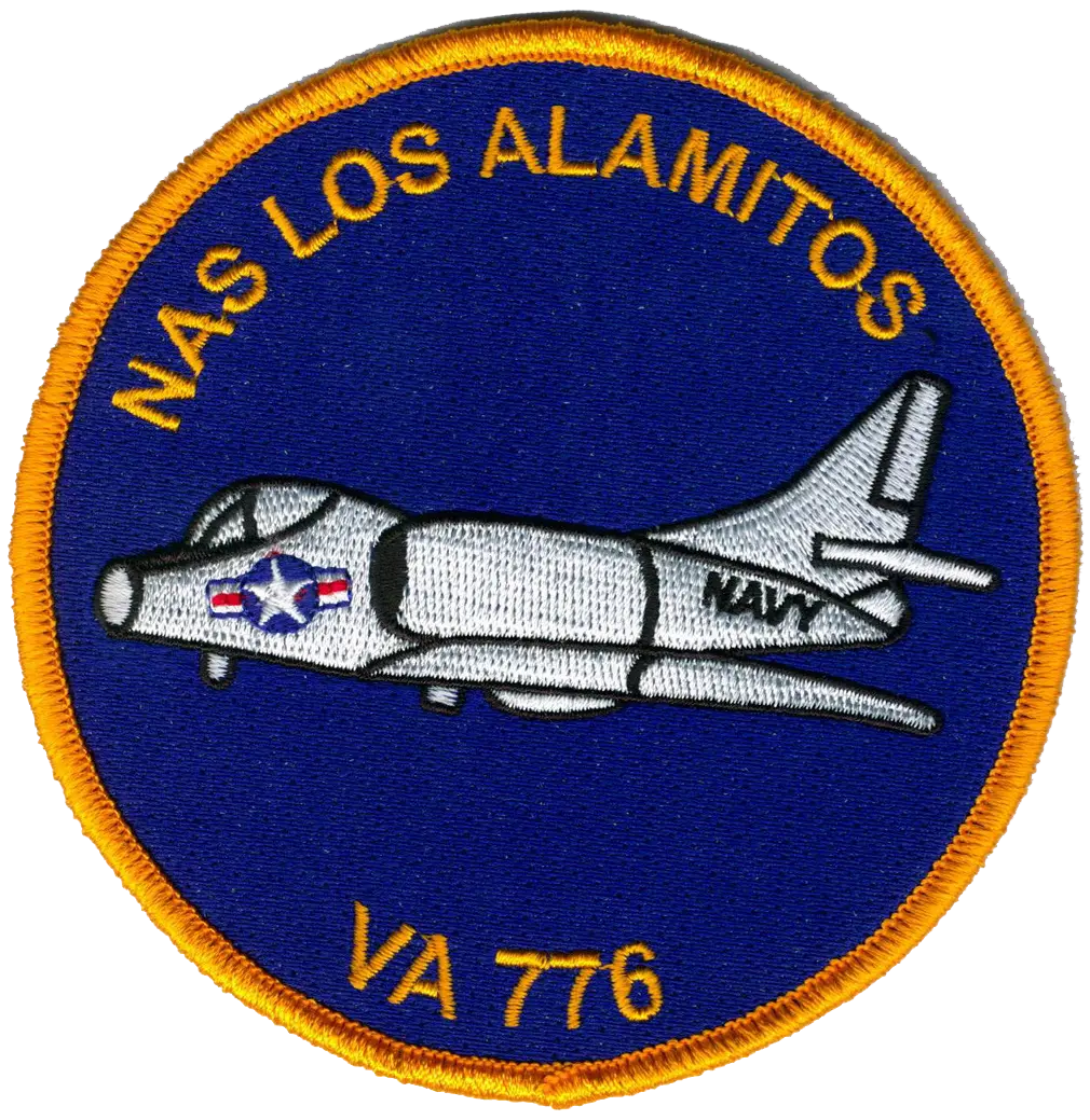 Officially Licensed Us Navy Va-776 Nas Los Alamitos Patch 1