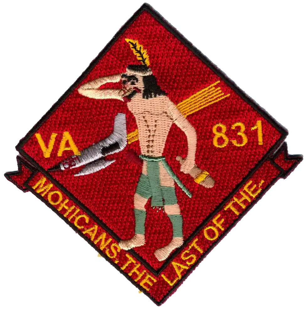 Officially Licensed Us Navy Va-831 Mohicans Last Of The Patch 1