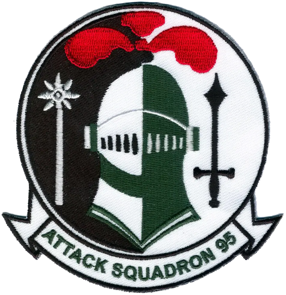 Officially Licensed Us Navy Va-95 Sky Knights Patch 1
