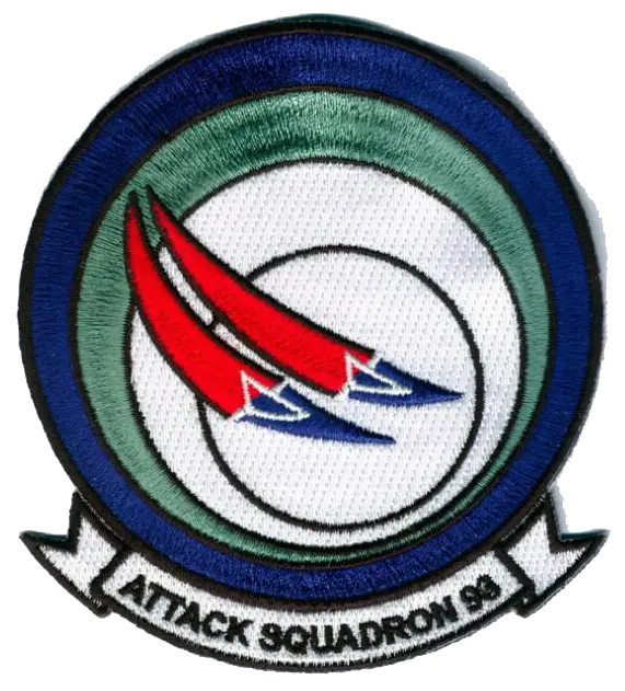 Officially Licensed Us Navy  Va-93 Blue Blazers Patch 1