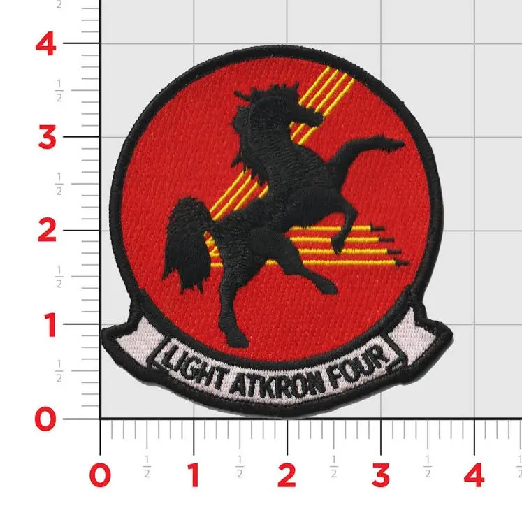 Officially Licensed  Us Navy Val-4 Black Ponies Patch 1