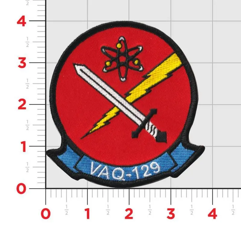 Officially Licensed Us Navy Vaq-129 Vikings Squadron Patches 1